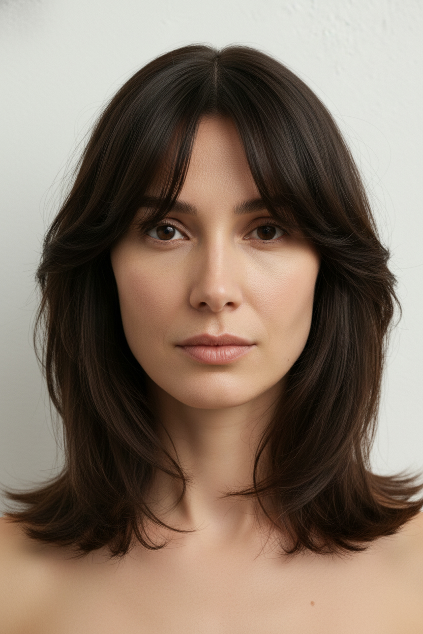 Butterfly Haircut - Diamond Face Hairstyles (Styles That Highlight Cheekbones)