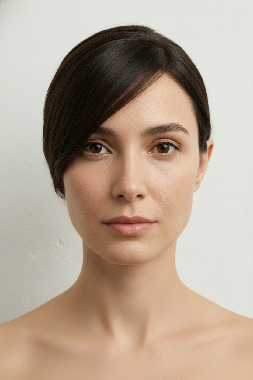 Side Part - Diamond Face Hairstyles (Styles That Highlight Cheekbones)