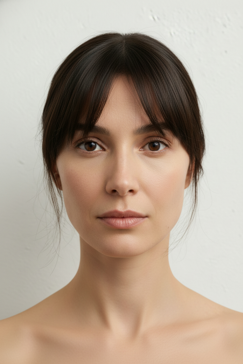 Side-swept Bangs - Diamond Face Hairstyles (Styles That Highlight Cheekbones)