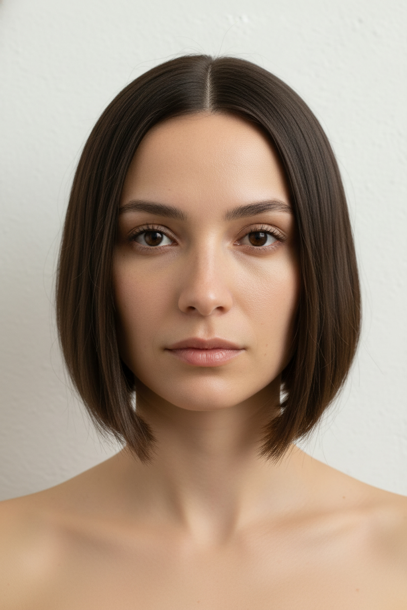 A-line Bob - Heart Face Hairstyles (Balance a Wider Forehead and Narrower Chin)