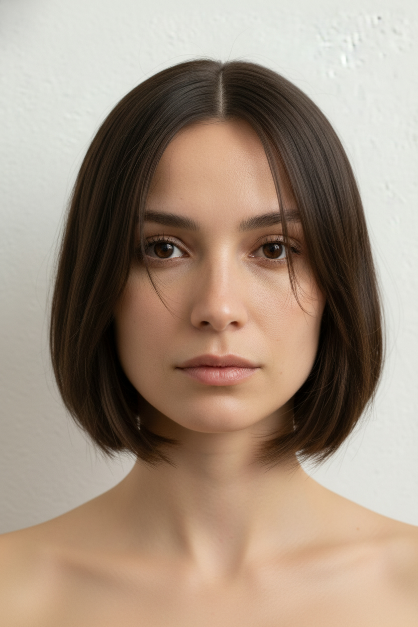 Bob Cut - Heart Face Hairstyles (Balance a Wider Forehead and Narrower Chin)