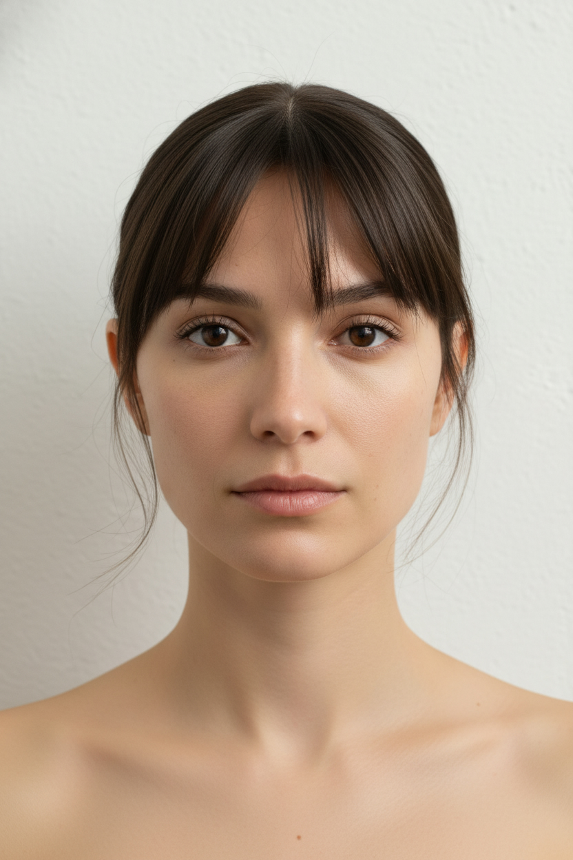 Side-swept Bangs - Heart Face Hairstyles (Balance a Wider Forehead and Narrower Chin)