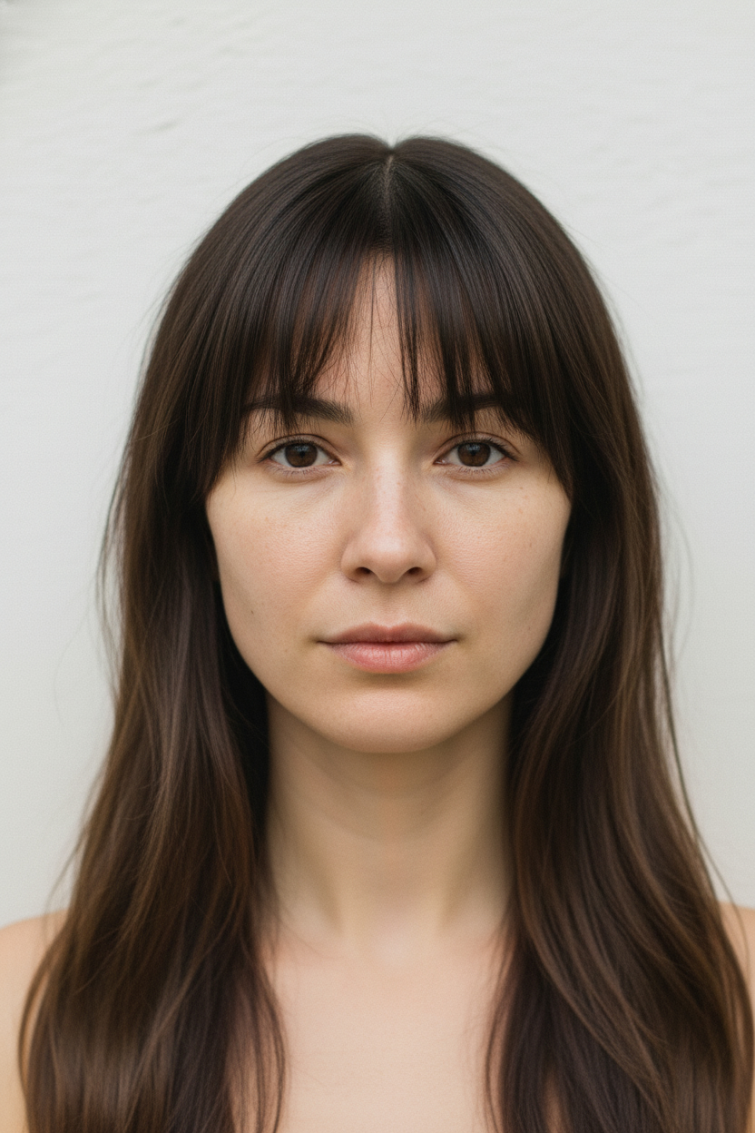 Curtain Bangs - Long Bob Haircut (Lob) Ideas — Try On Before You Cut