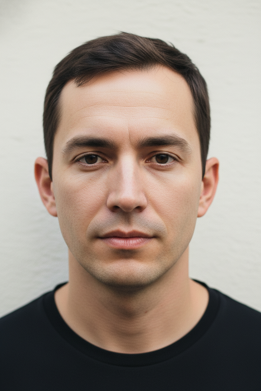 Fade Haircut hairstyle example (AI generated)