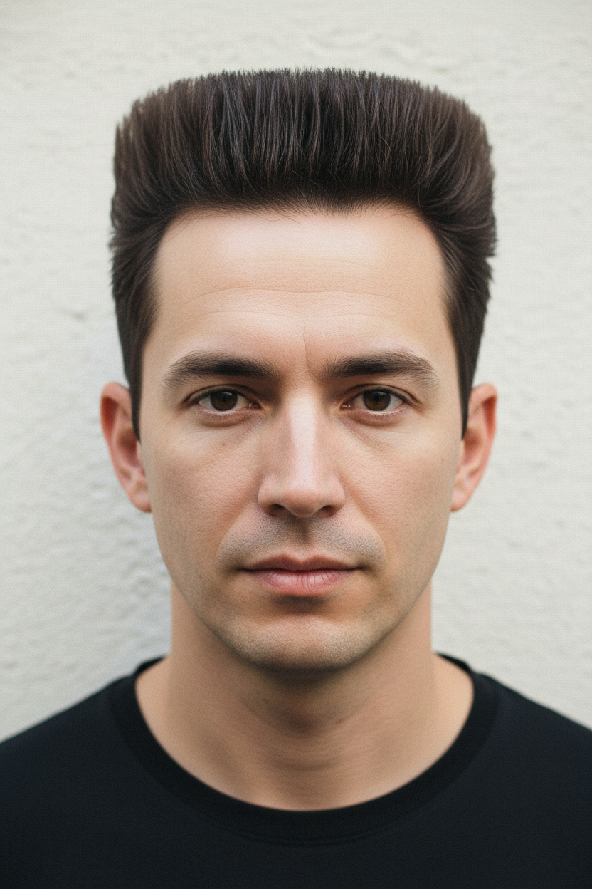 Flat Top hairstyle example | AI Hairstyle Changer