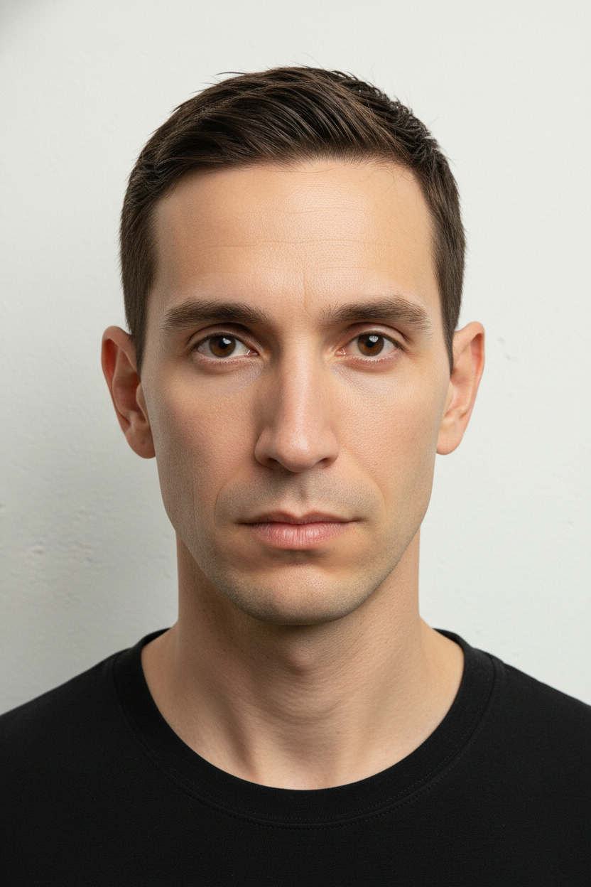 Crew Cut - Hairstyles for Oblong Face Shape (Men) (Cuts to Try On)