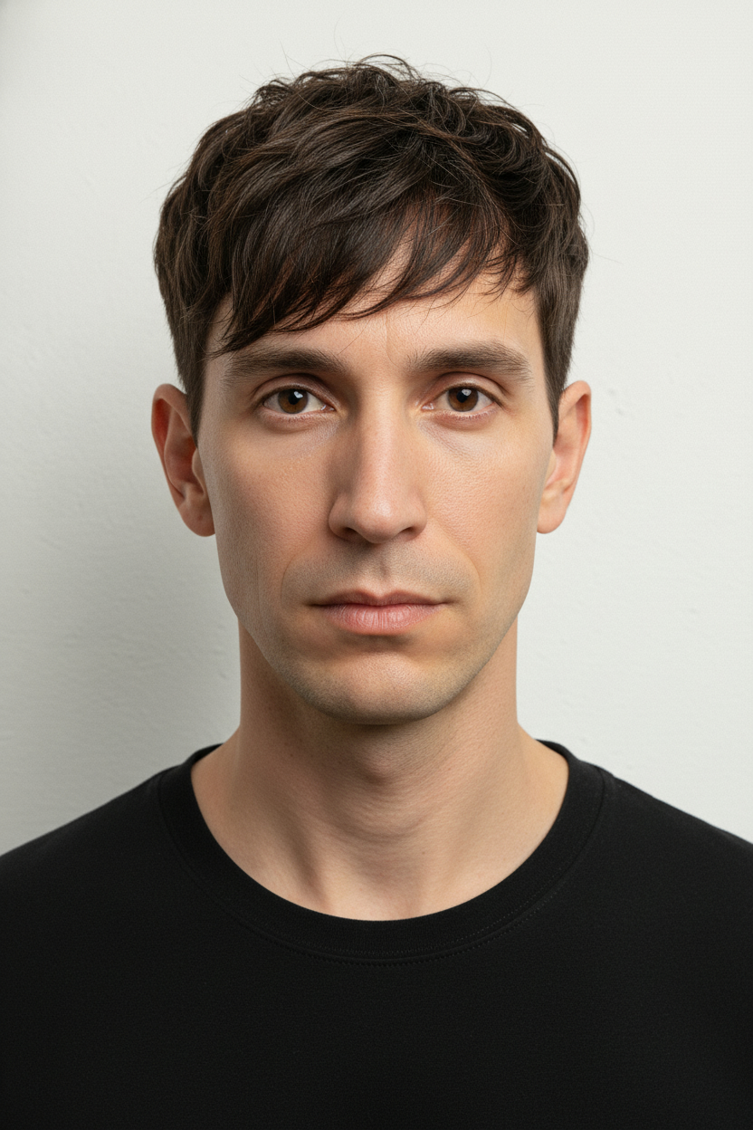 Fringe - Hairstyles for Oblong Face Shape (Men) (Cuts to Try On)