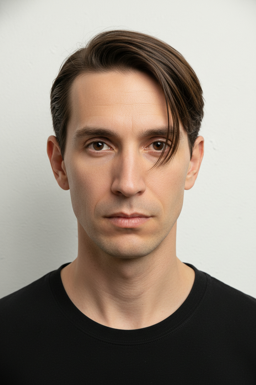 Side Part - Hairstyles for Oblong Face Shape (Men) (Cuts to Try On)