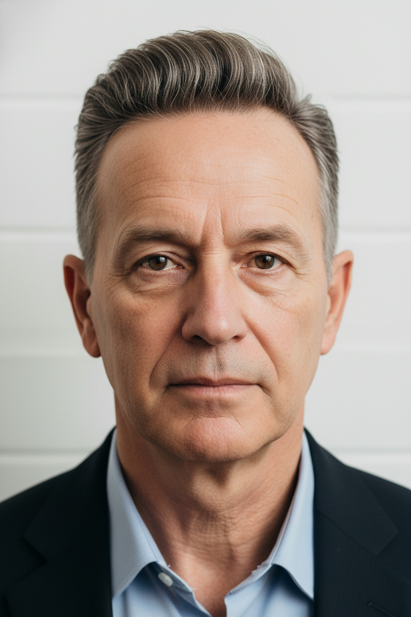 Pompadour - Hairstyles for Older Men (Classic, Clean Cuts to Try On)