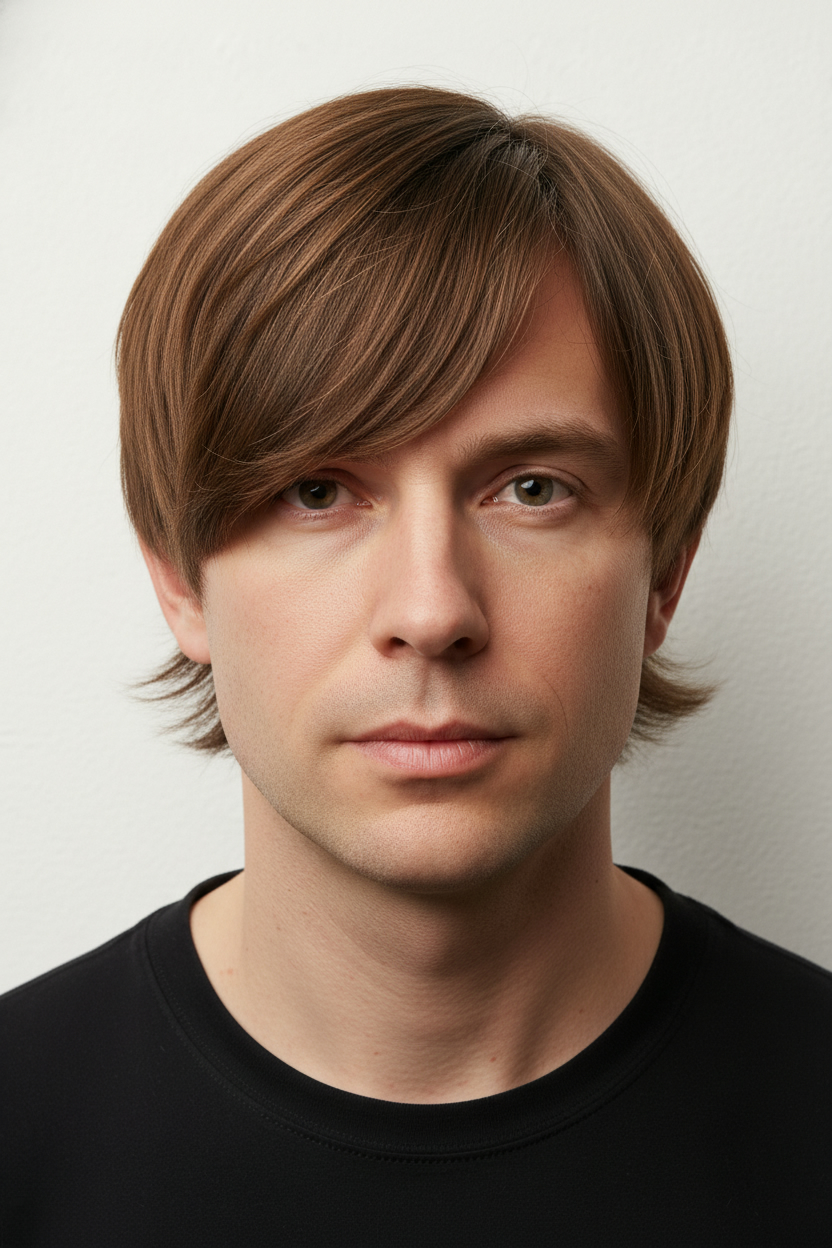 Two Block Haircut - Hairstyles for Men with an Oval Face Shape (Try On Top Picks)