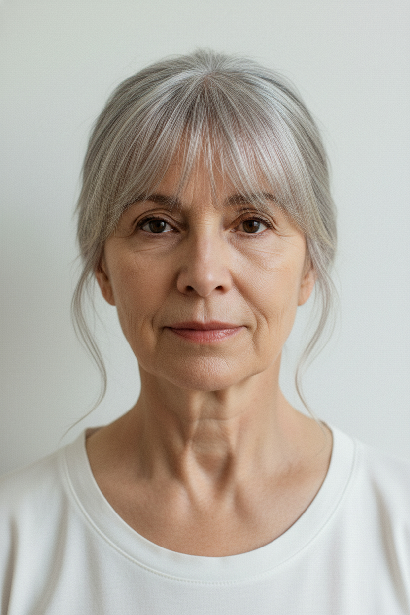 Wispy Bangs - Short Hairstyles for Women Over 60 (Bobs, Pixies & Easy Cuts to Try On)