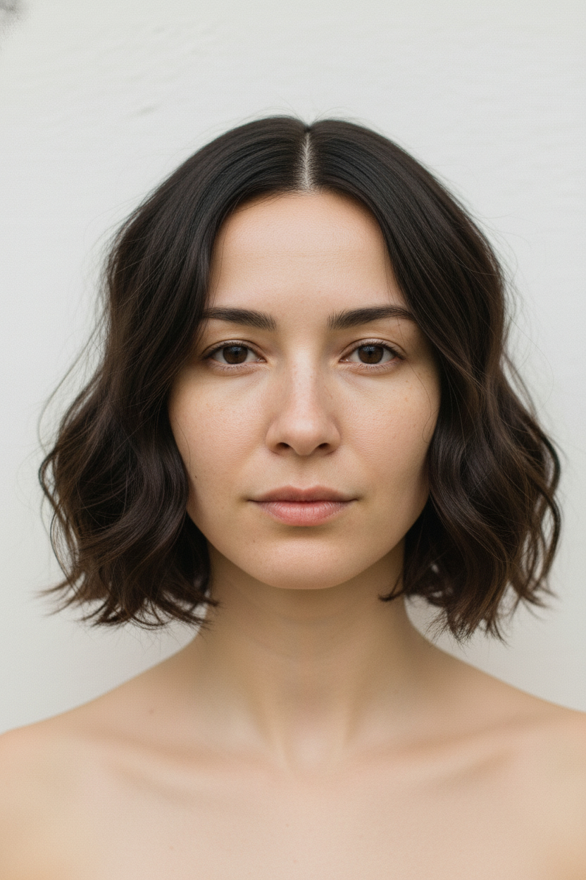 Wavy Lob - Shoulder Length Hairstyles (Try On Lobs, Layers & Waves)