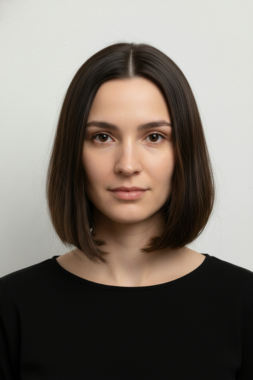 Lob Cut (Long Bob) - Square Face Hairstyles (Cuts That Balance Strong Angles)