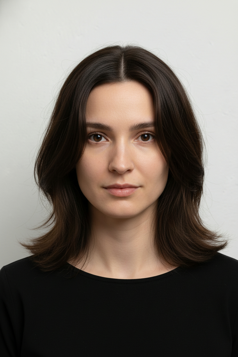 Shoulder-length Layers - Square Face Hairstyles (Cuts That Balance Strong Angles)