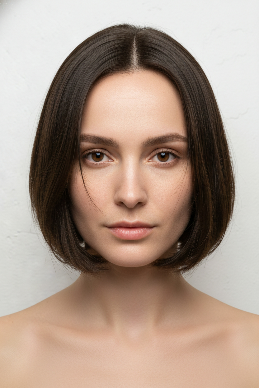 Bob Cut - Hairstyles for Tall Foreheads (Bangs, Fringe & Balancing Cuts)