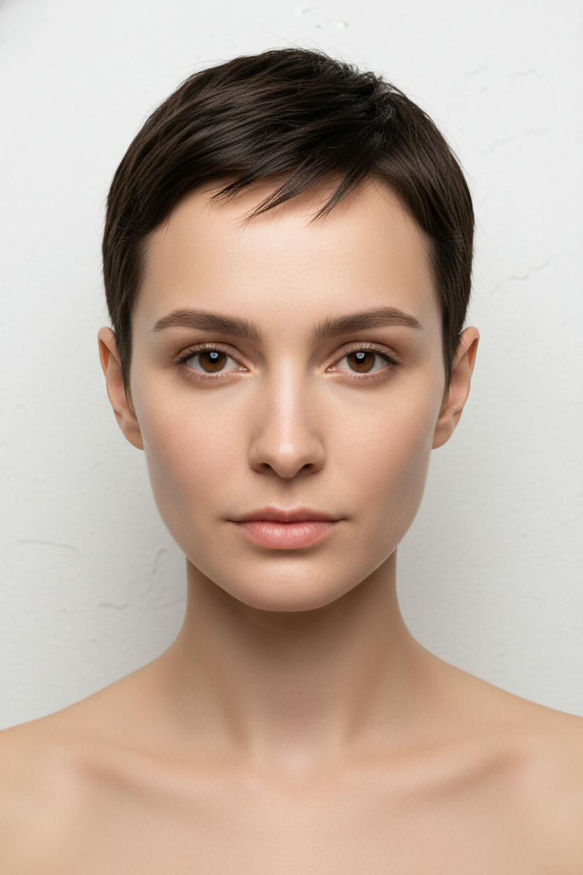 Crew Cut - Hairstyles for Tall Foreheads (Bangs, Fringe & Balancing Cuts)