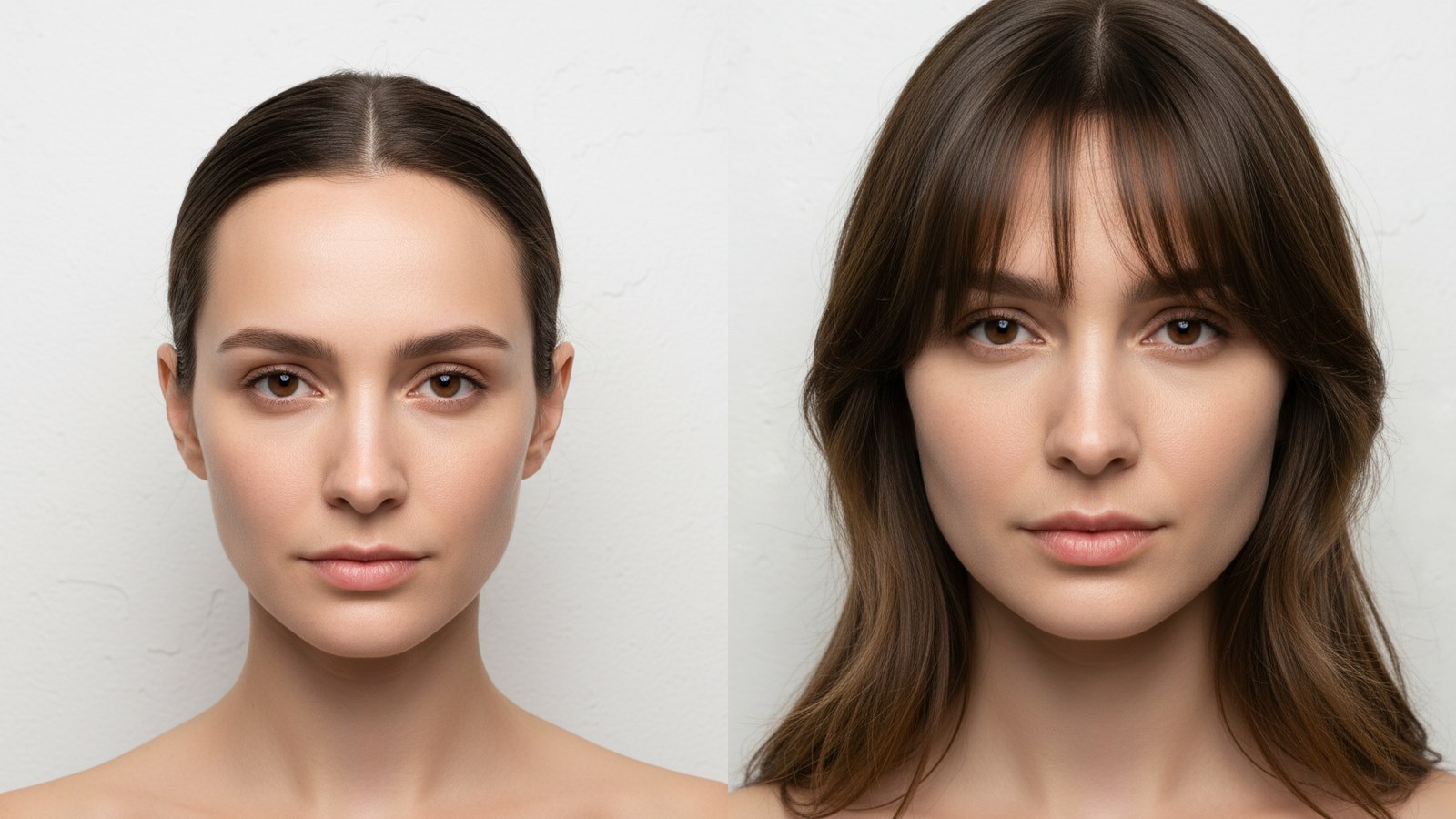 Hairstyles for Tall Foreheads (Bangs, Fringe & Balancing Cuts) (Before and After)