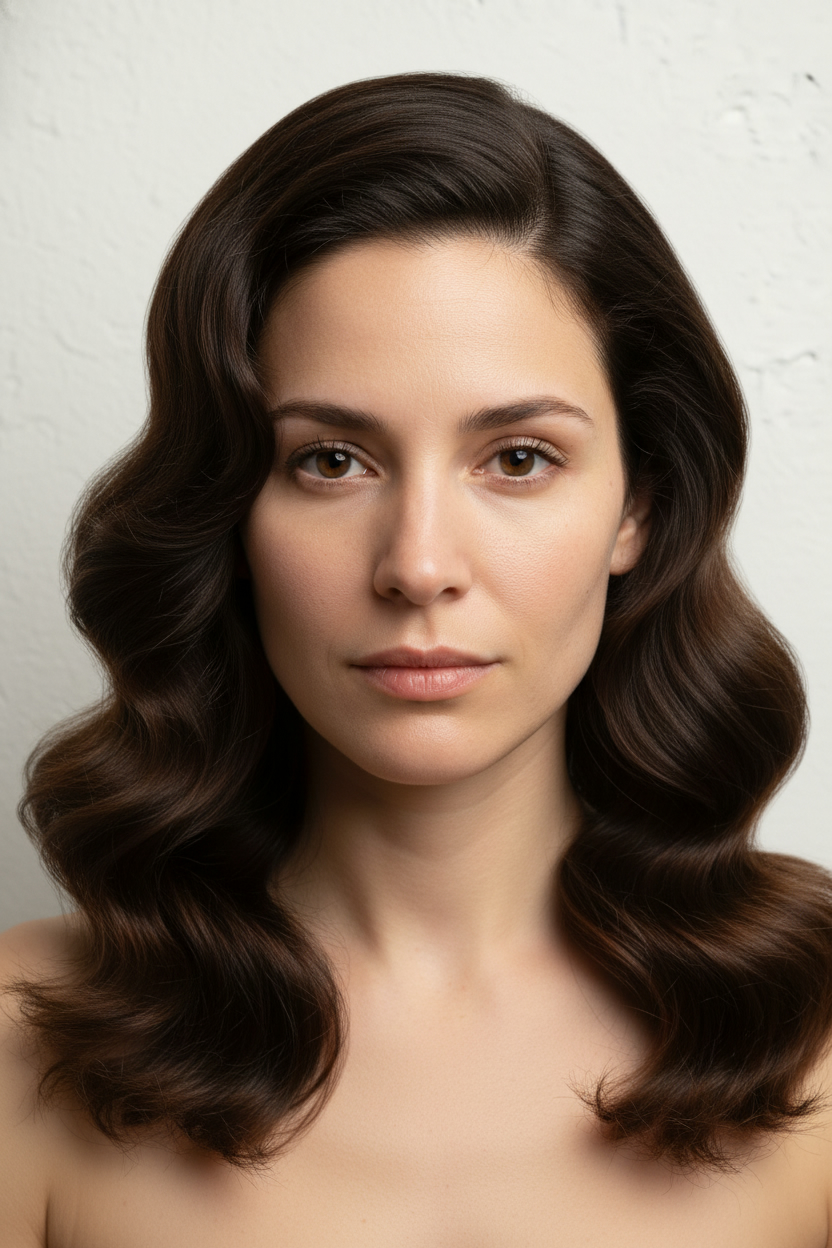 Hollywood Waves - Hairstyles for Thick Hair (Cuts and Styles That Control Volume)