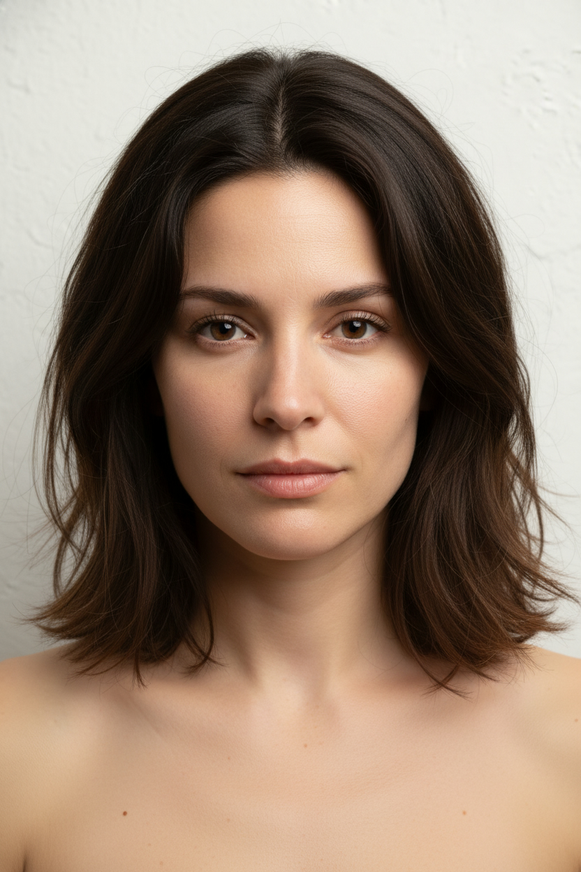 Shoulder-length Layers - Hairstyles for Thick Hair (Cuts and Styles That Control Volume)