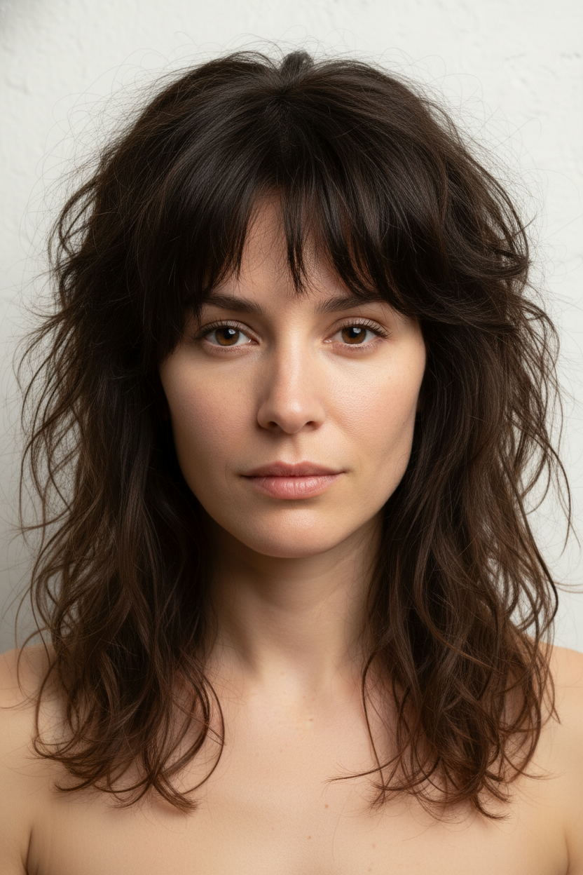 Wolf Cut - Hairstyles for Thick Hair (Cuts and Styles That Control Volume)