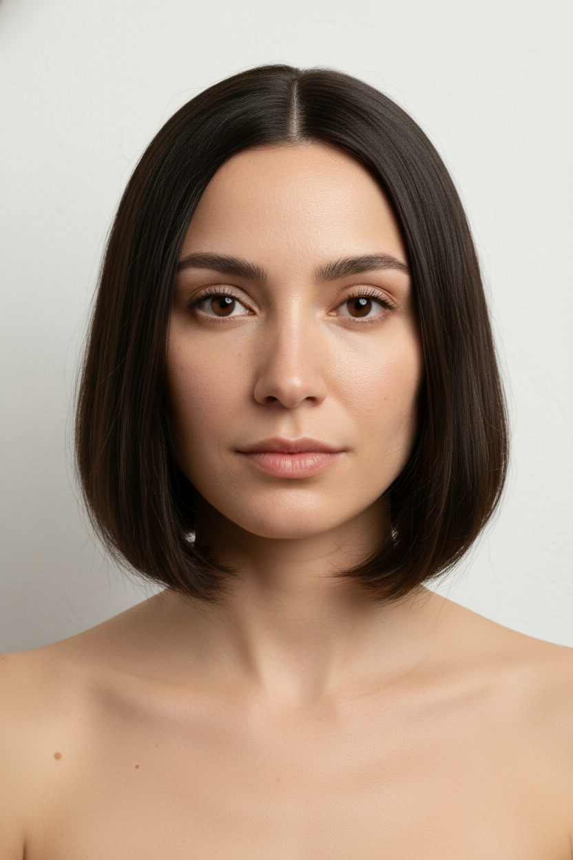 Bob Cut - Triangle Face Hairstyles (Balance a Wider Jawline)