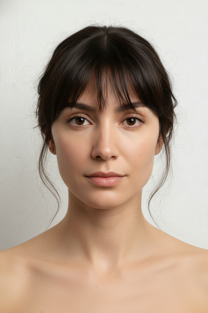 Fringe - Triangle Face Hairstyles (Balance a Wider Jawline)