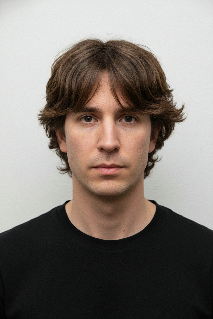 Fringe - Wavy Hair Hairstyles for Guys (Try On the Best Cuts)