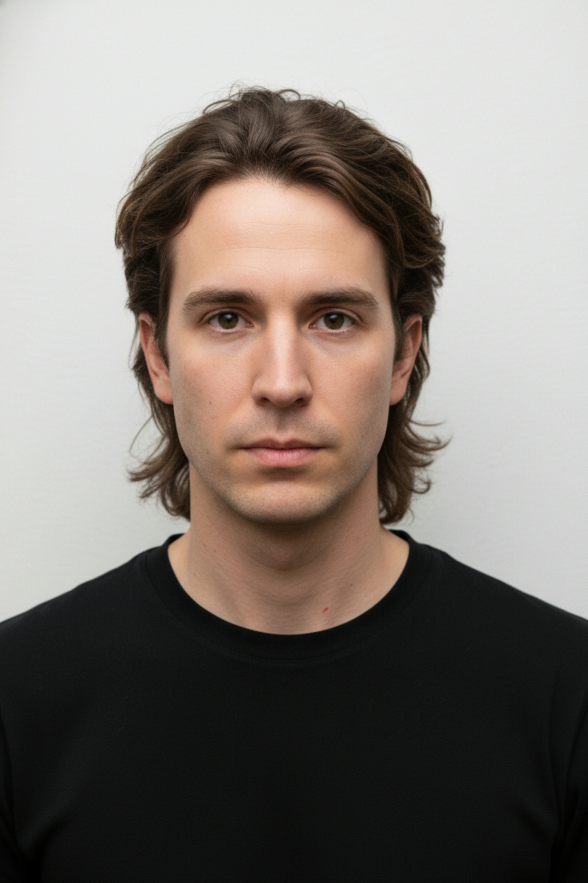 Mullet - Wavy Hair Hairstyles for Guys (Try On the Best Cuts)