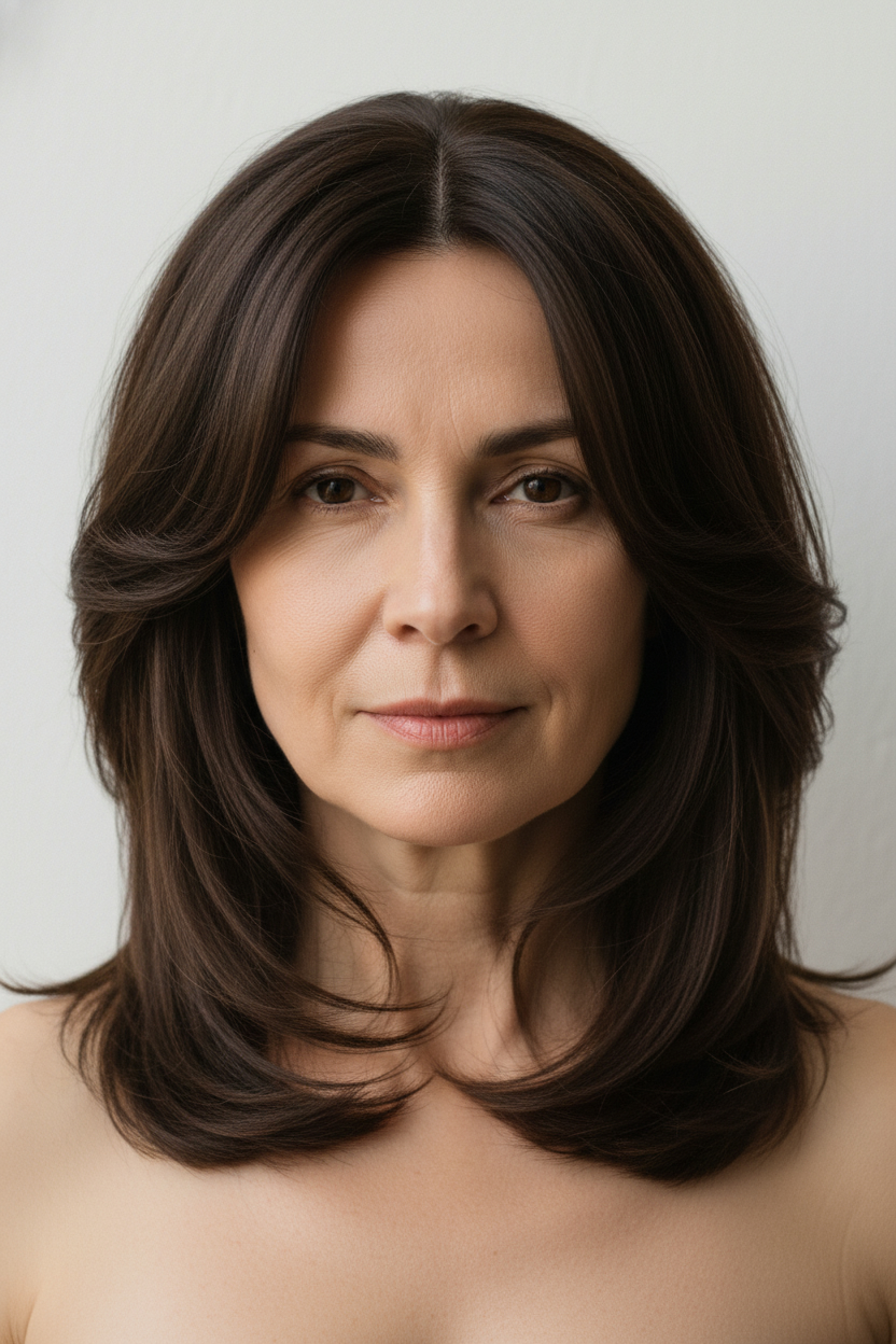 Blowout Layers - Short Haircuts for Women Over 50 (Modern Bobs, Pixies & Bangs)