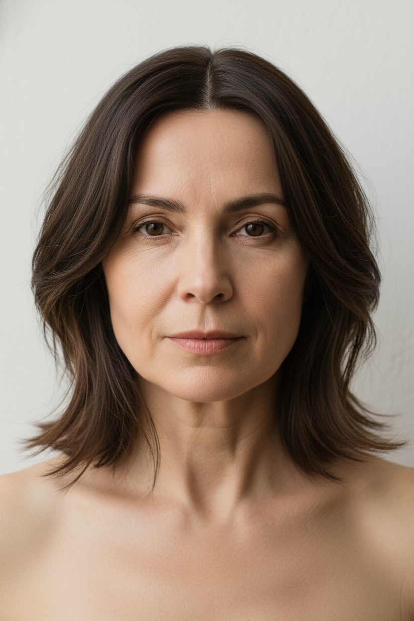 Layered Lob - Short Haircuts for Women Over 50 (Modern Bobs, Pixies & Bangs)