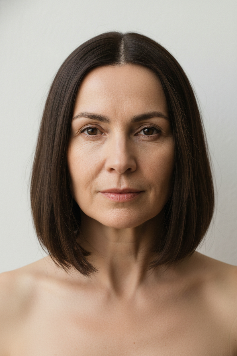 Lob Cut (Long Bob) - Short Haircuts for Women Over 50 (Modern Bobs, Pixies & Bangs)