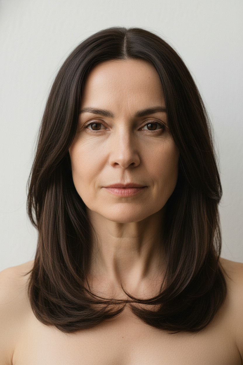 Long Layered Hair - Short Haircuts for Women Over 50 (Modern Bobs, Pixies & Bangs)