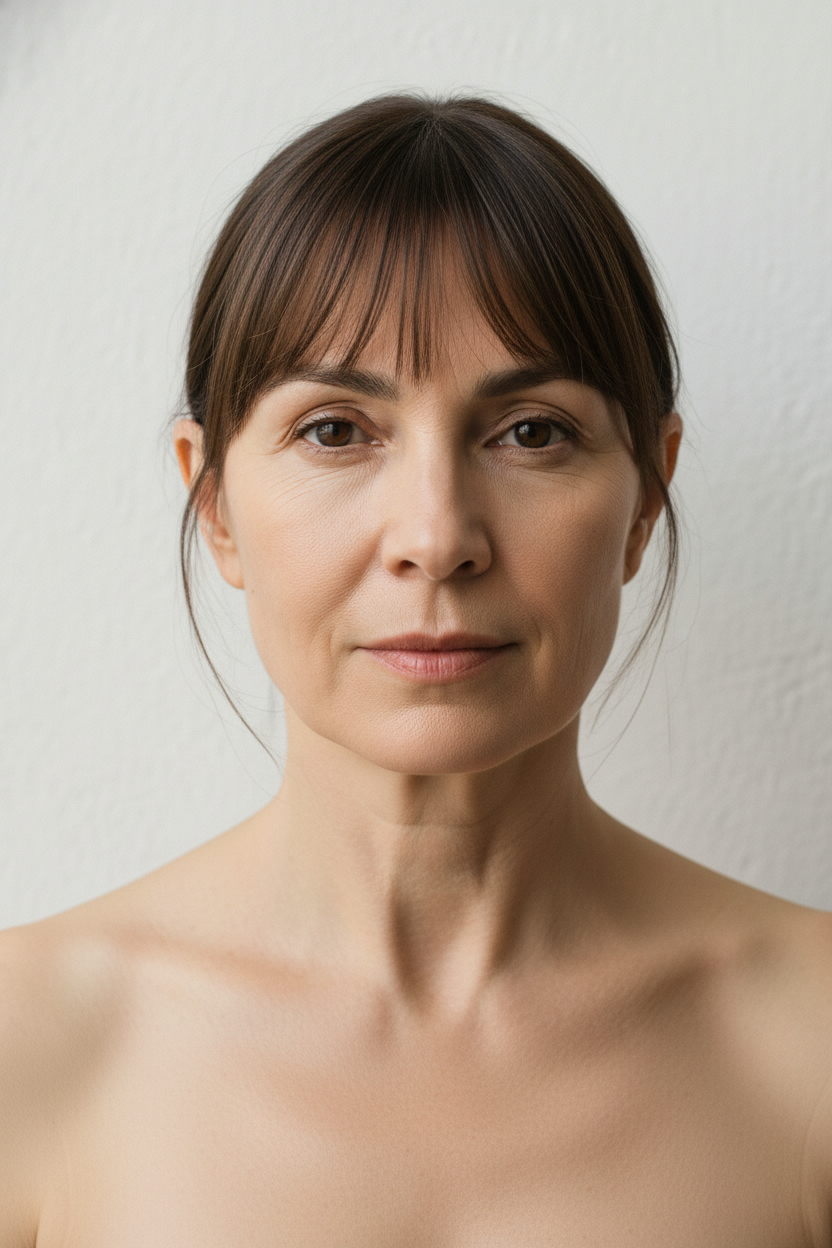 See-through Bangs - Short Haircuts for Women Over 50 (Modern Bobs, Pixies & Bangs)