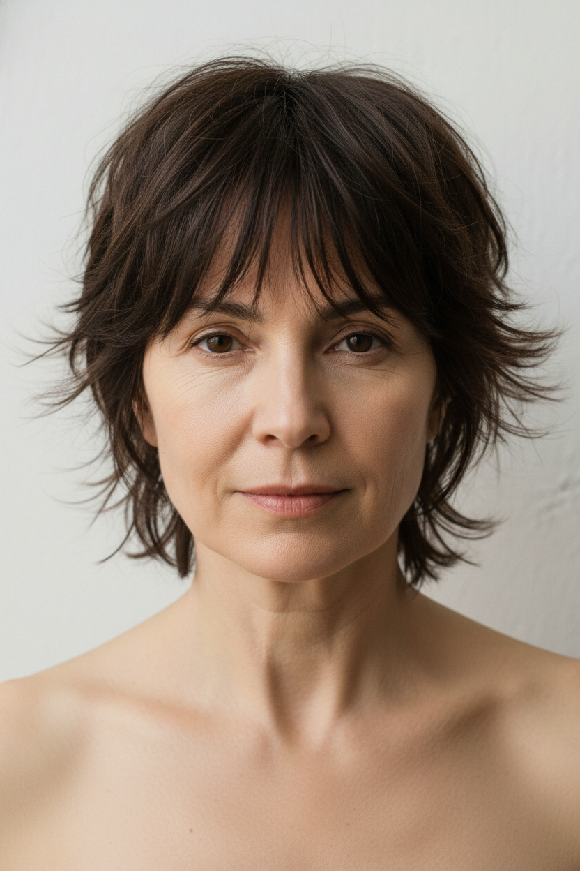 Shag Cut - Short Haircuts for Women Over 50 (Modern Bobs, Pixies & Bangs)