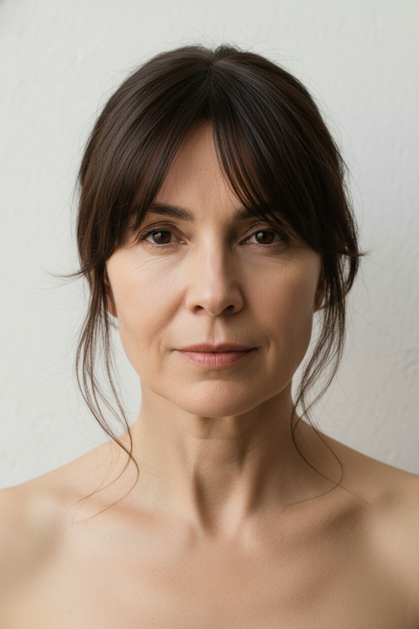 Side-swept Bangs - Short Haircuts for Women Over 50 (Modern Bobs, Pixies & Bangs)