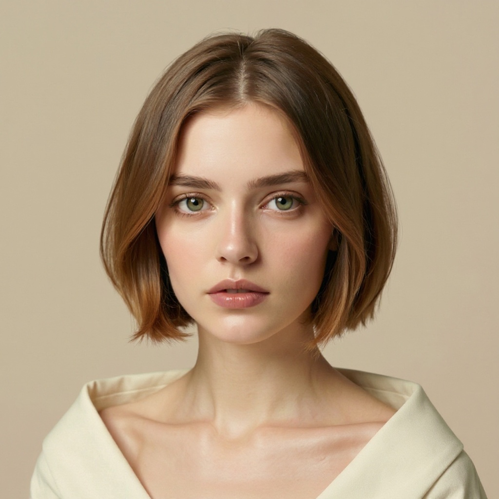 A-line Bob hairstyle example (AI generated)