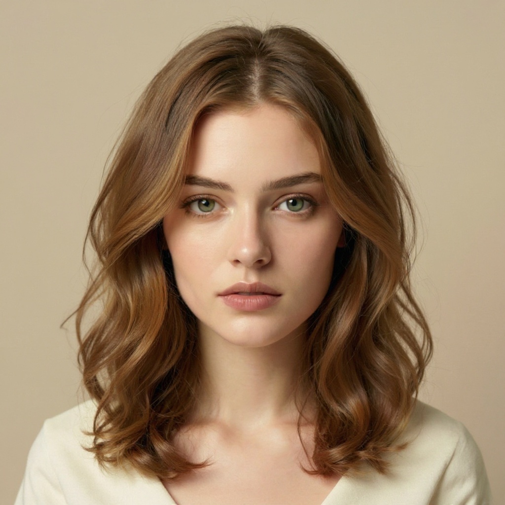Blowout Layers hairstyle example (AI generated)