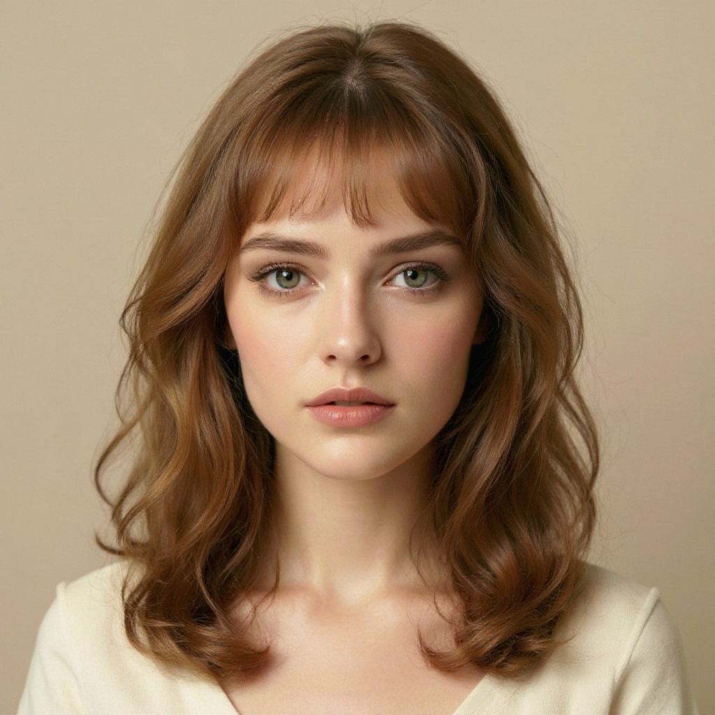 Butterfly Haircut hairstyle example (AI generated)