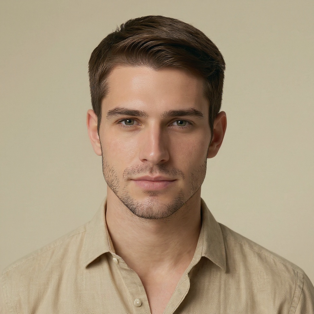 Crew Cut hairstyle example (AI generated)
