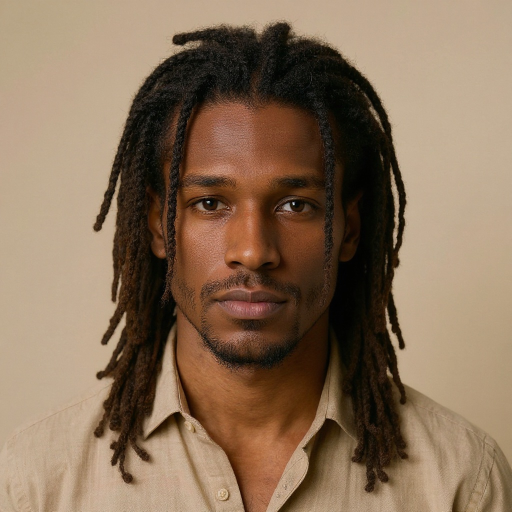 Dreadlocks hairstyle example (AI generated)