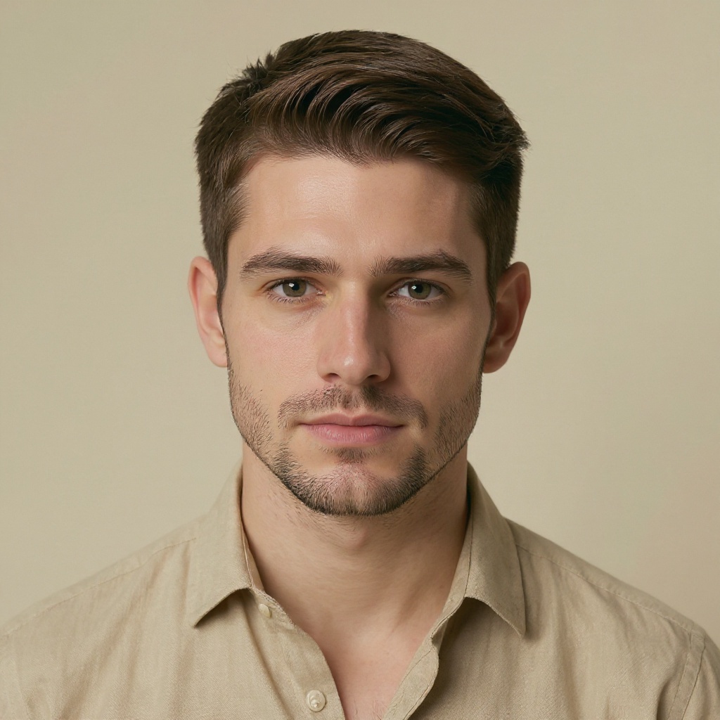 Edgar Cut hairstyle example (AI generated)