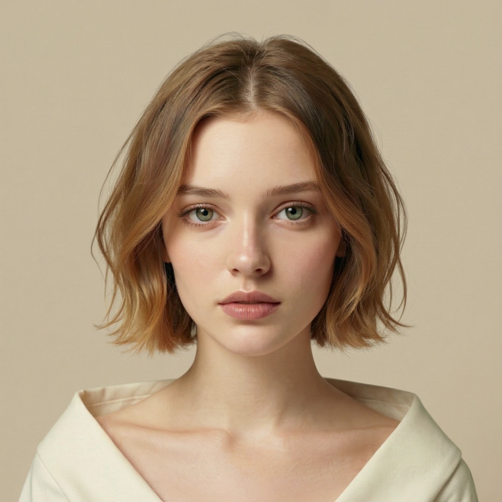 Feather Cut hairstyle example (AI generated)