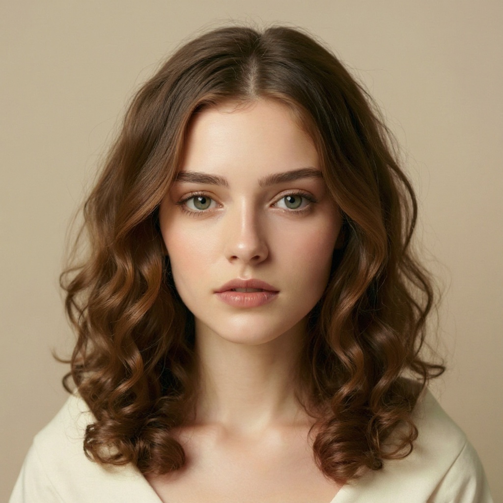 Loose Curls hairstyle example (AI generated)