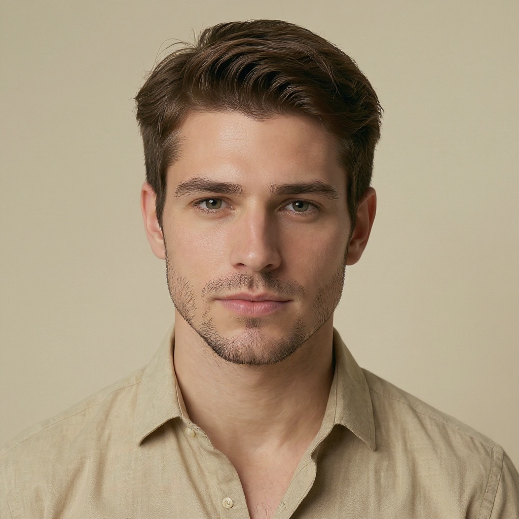 Mullet hairstyle example (AI generated)