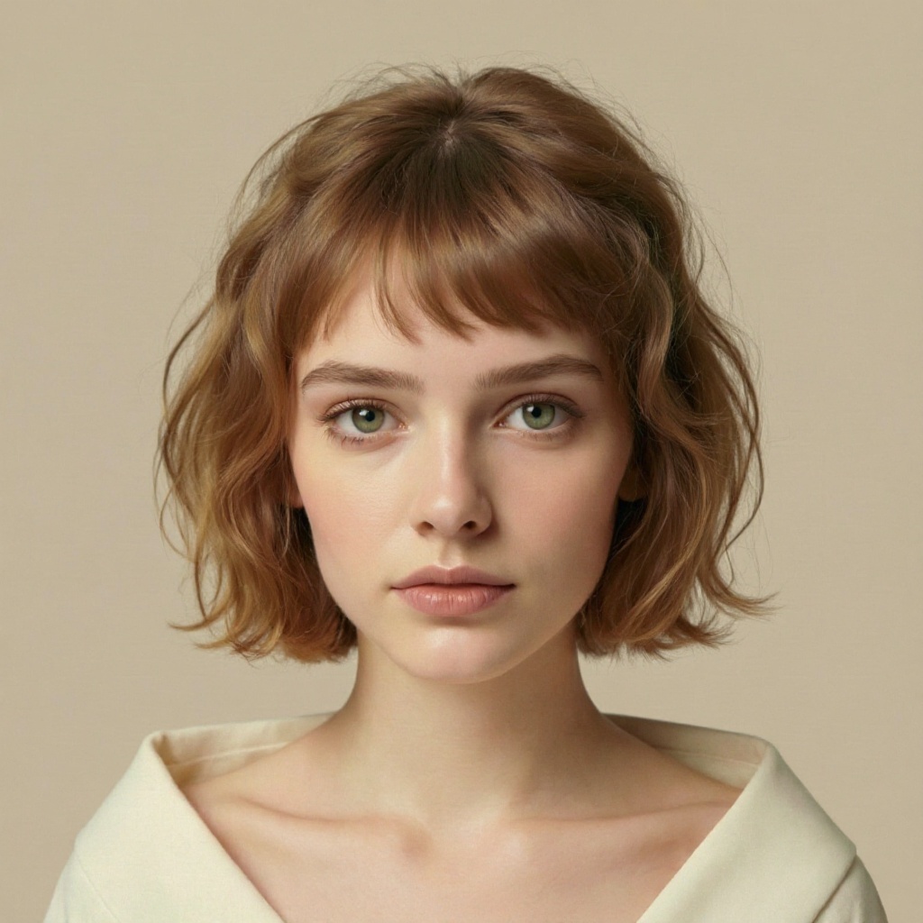 Shag Cut hairstyle example (AI generated)