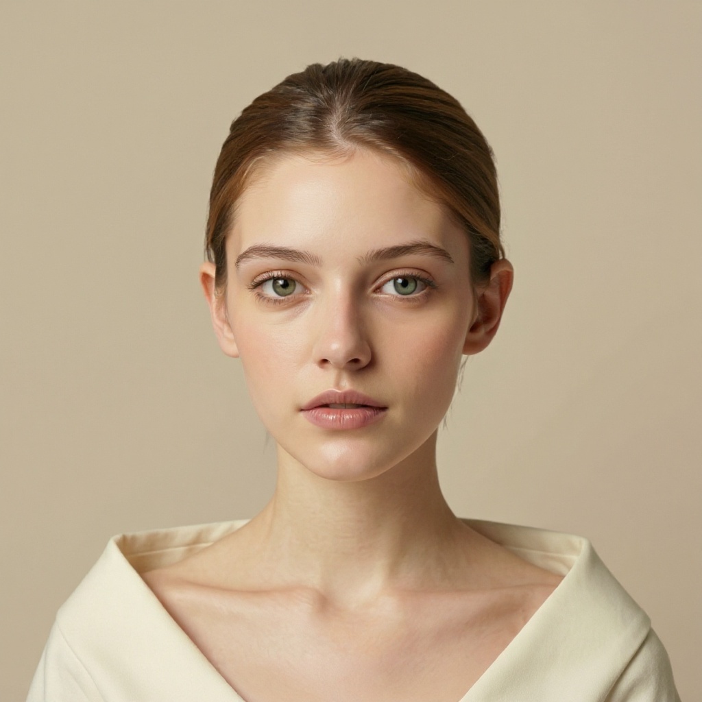 Sleek Low Bun hairstyle example (AI generated)