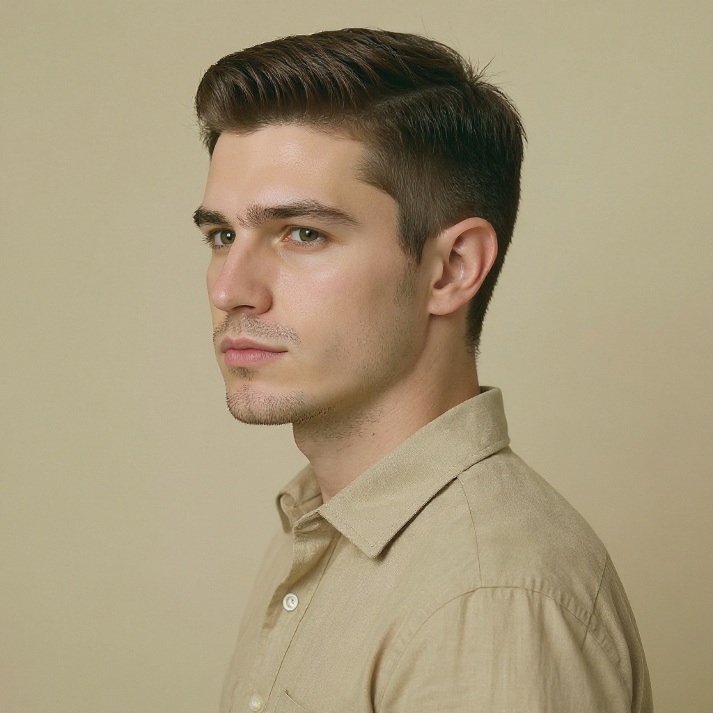 Undercut hairstyle example (AI generated)